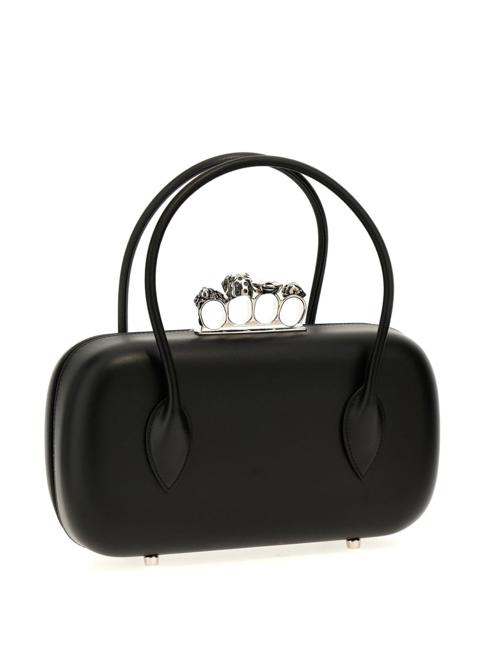 Alexander McQueen The Reverse leather tote bag - Black