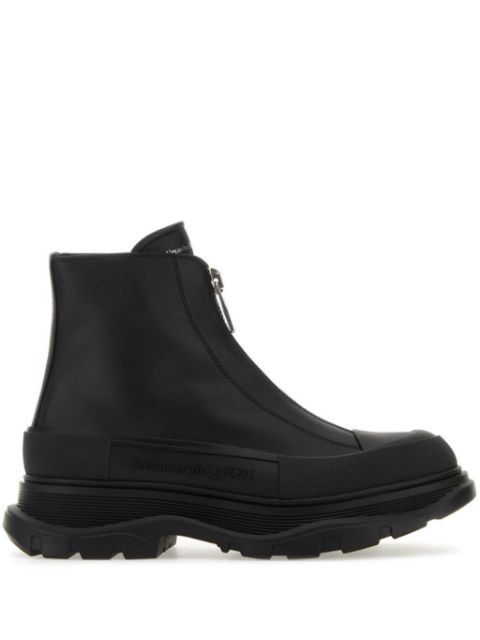 Alexander McQueen Tread Slick leather boots Women