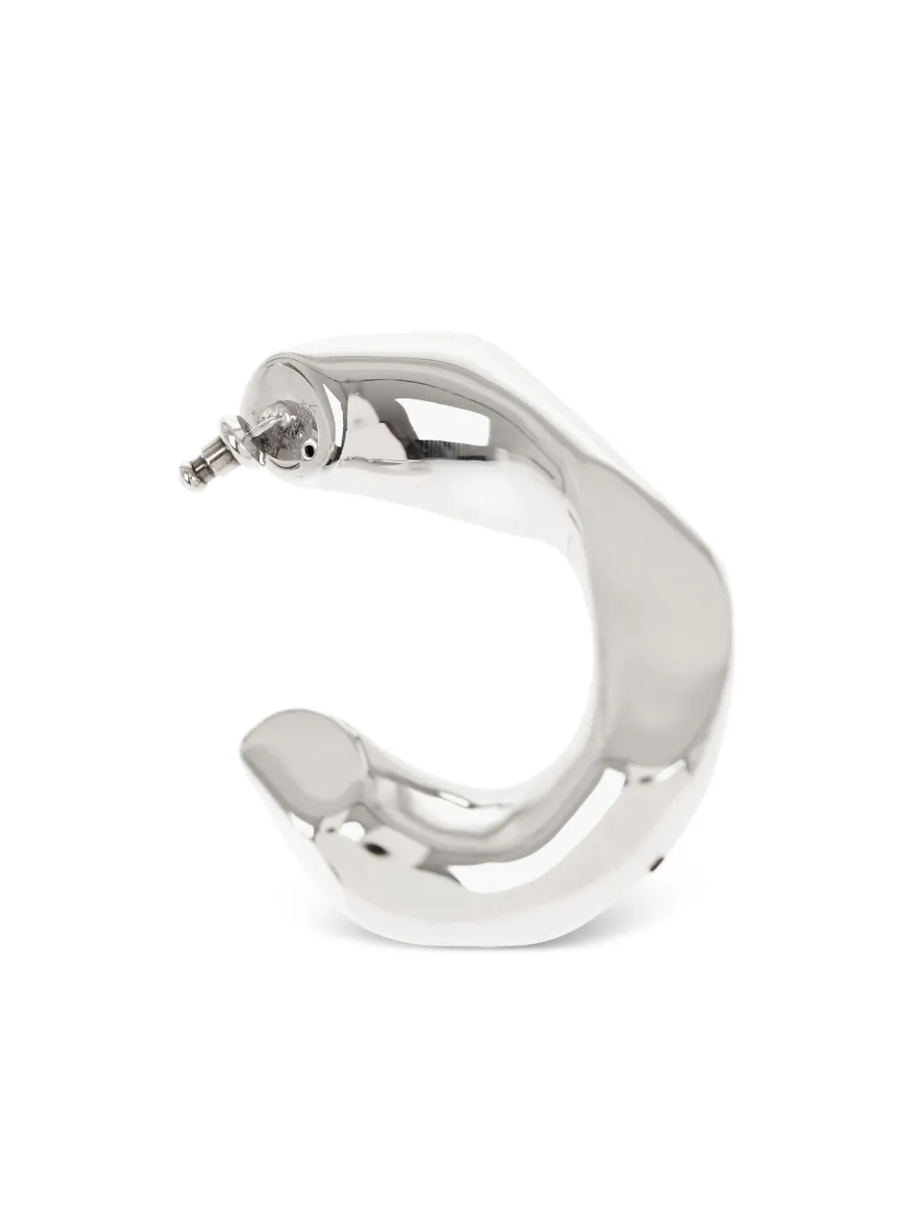 Alexander McQueen Chain Hoop Earrings | Silver | FARFETCH JO