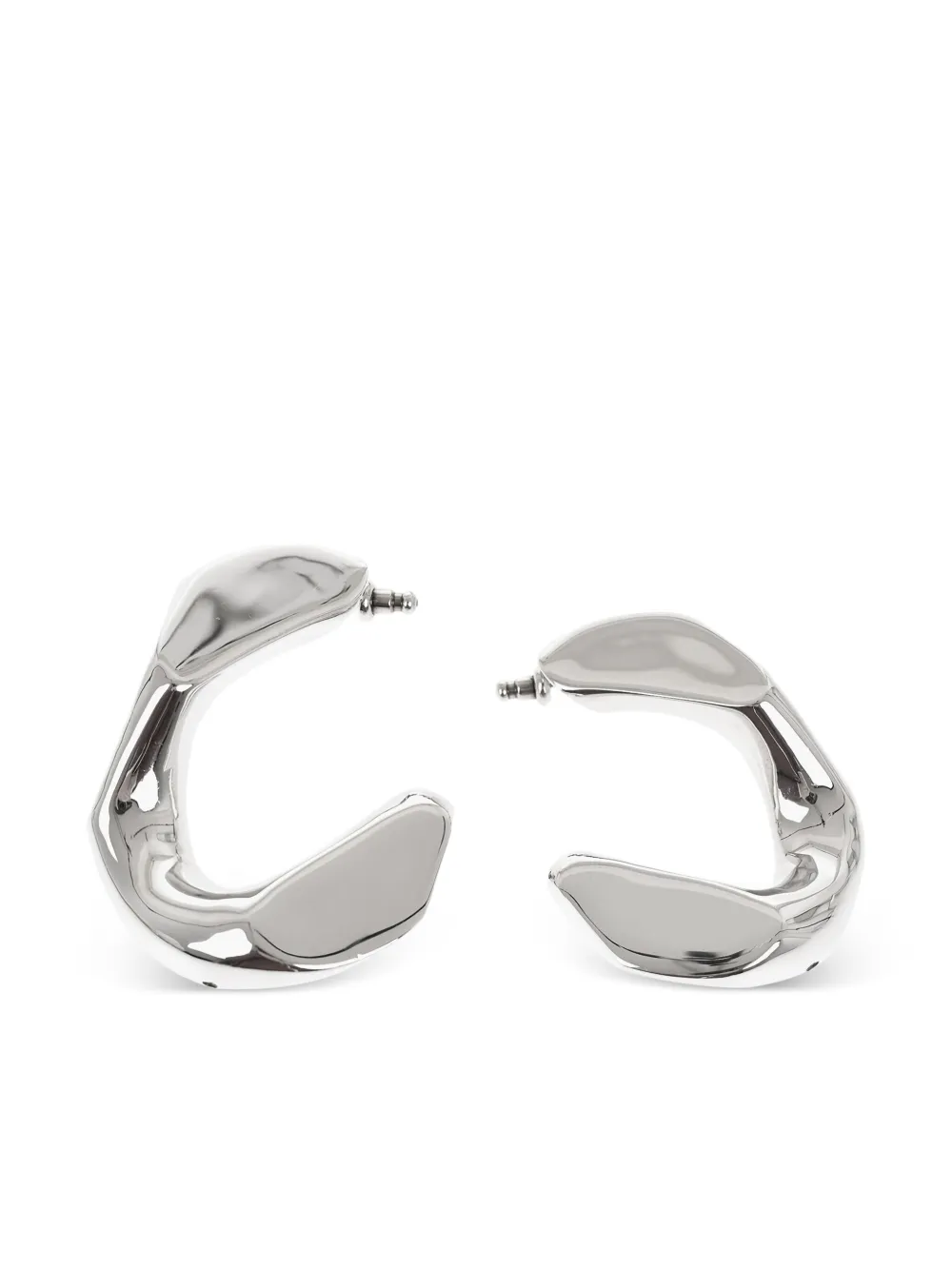 Alexander McQueen arracadas de cadena | plateado | Image 1