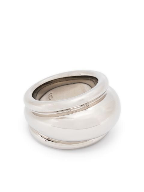 Saint Laurent silver-tone chunky ring