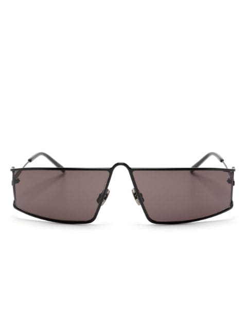 Saint Laurent Eyewear Óculos de sol quadrado metálico