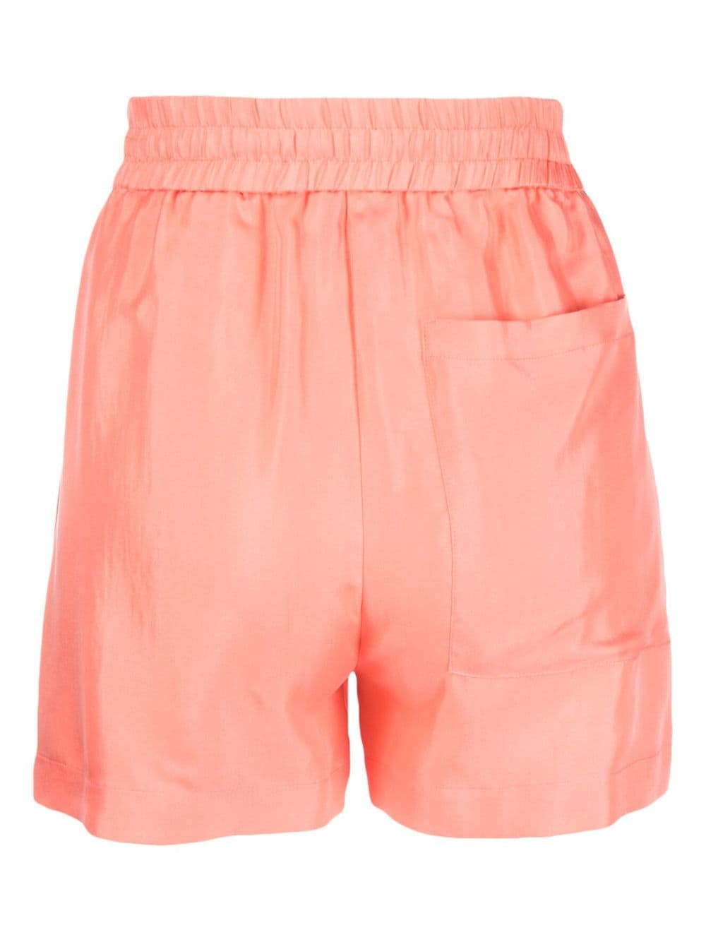 Shop Alysi High-waist Short Shorts In Rosa