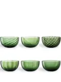 NasonMoretti Idra glass cups (set of 6) - Green