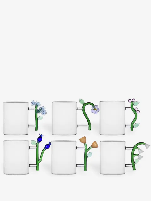 Ichendorf Milano set de 6 tazas Botanica