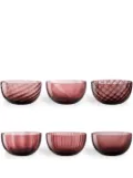 NasonMoretti Idra glass cups (set of 6) - Purple