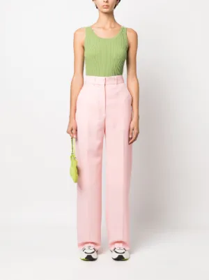 パンツ Casablanca High-Waisted Tailored Trousers Casablanca - High-waist wide-leg trousers blue - The Corner