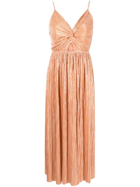 Sabina Musayev Lucca pleated midi dress