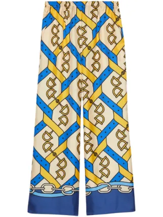 【関税込み】gucci Horsebit pants Cotton drill pants with Horsebit in beige | GUCCI® US