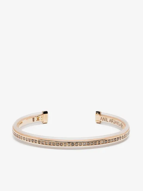 Anil Arjandas 18kt rose gold Protective Riviere diamond bracelet