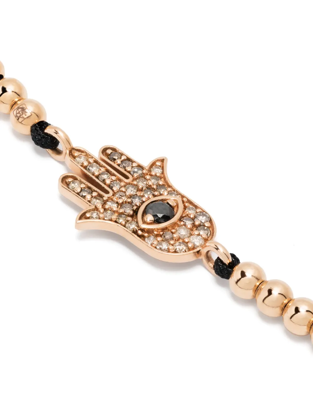 Anil Arjandas 18kt Hamsa Hand Rotgoldarmband Mit Diamanten In Rosa