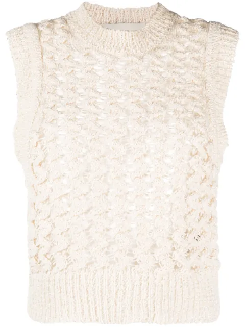 ISABEL MARANT Faye semi-sheer top