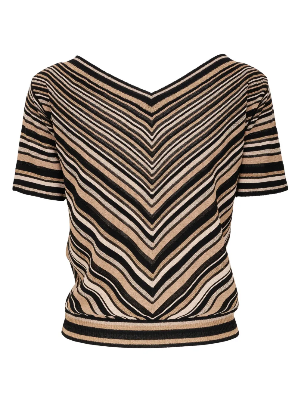 D.Exterior Gestreepte blouse - Beige