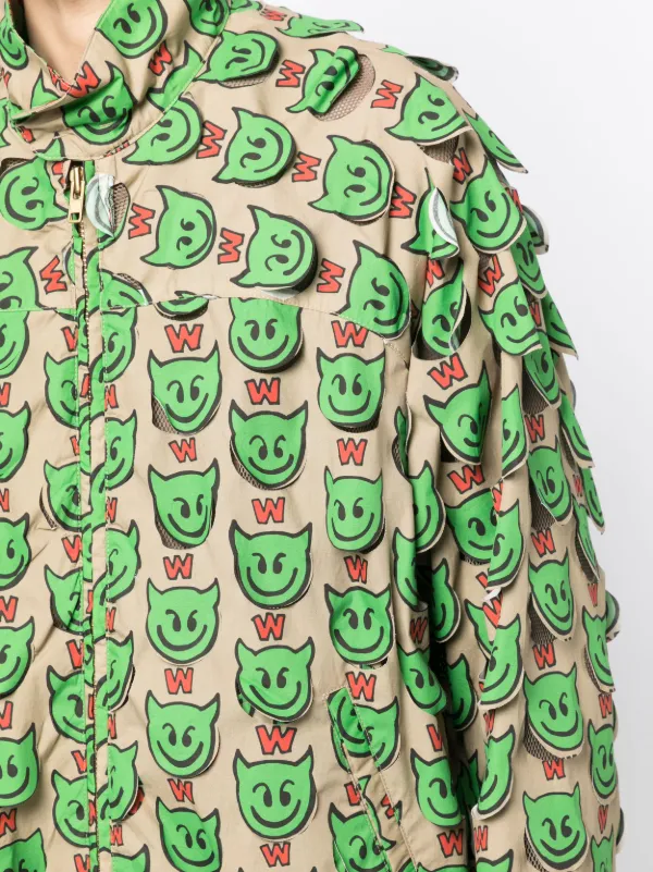 Walter vanbeirendonck ジャケット Walter Van Beirendonck for Scapa red F1 jacket with blue and white