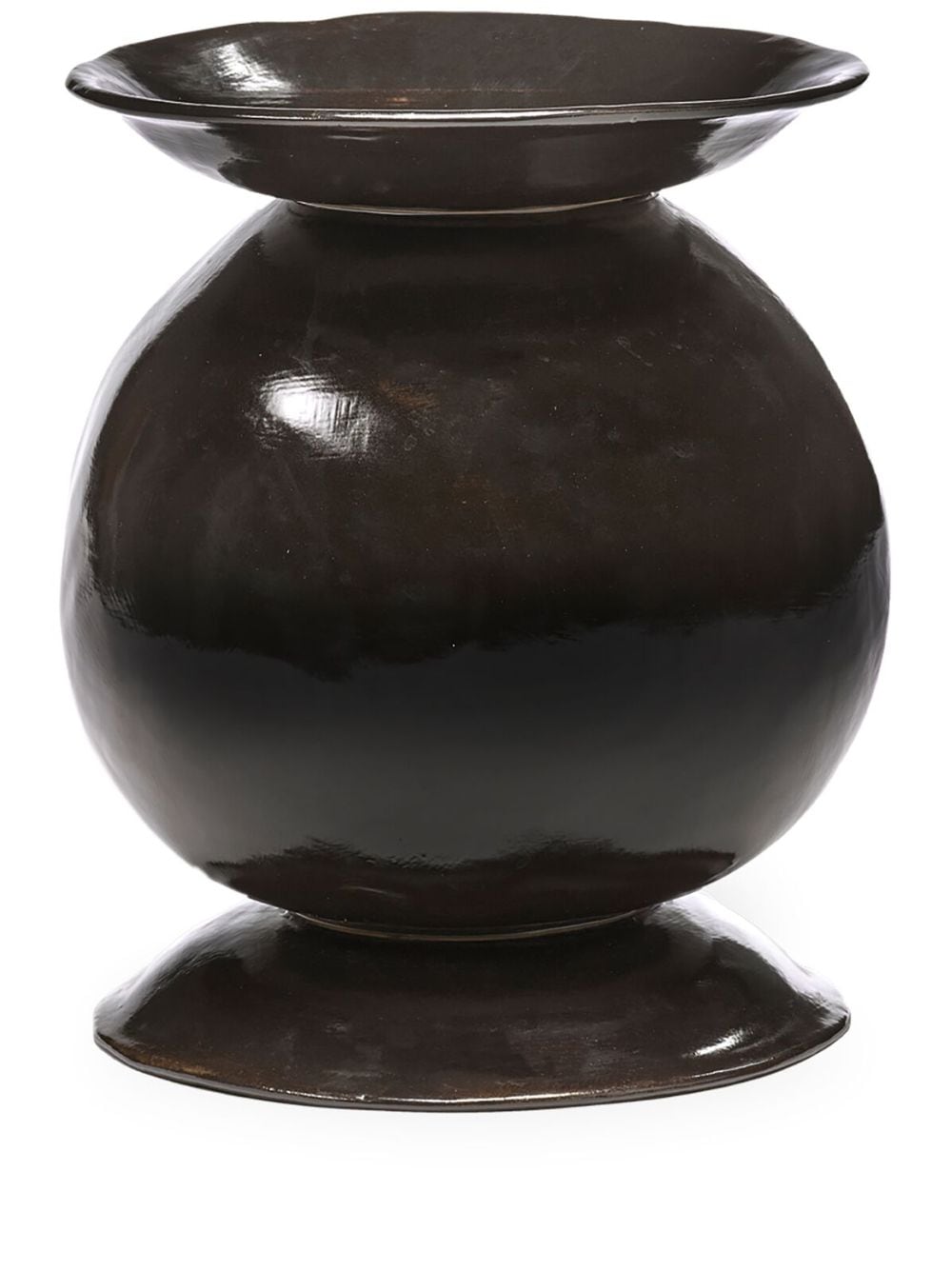 Serax La Mère Ceramic Vase In Brown