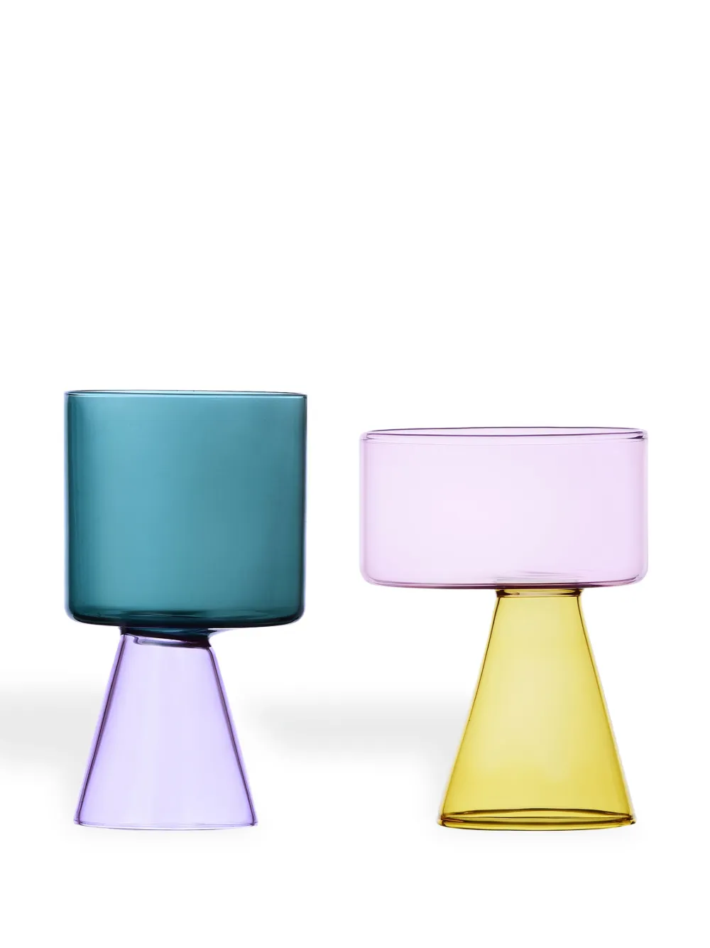 Ichendorf Milano Travasi Glasses And Bowl (set Of 4) In Multicolour