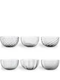 NasonMoretti Idra glass cups (set of 6) - Neutrals