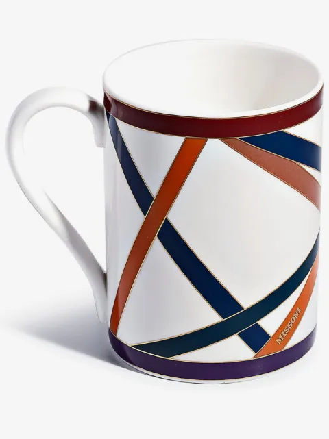 Missoni Home кружка Nastri с графичным принтом