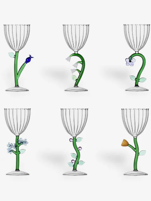 Ichendorf Milano Botanica stemmed glass (set of 6)