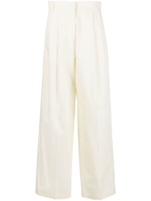 There Was One high-waisted wide-leg trousers