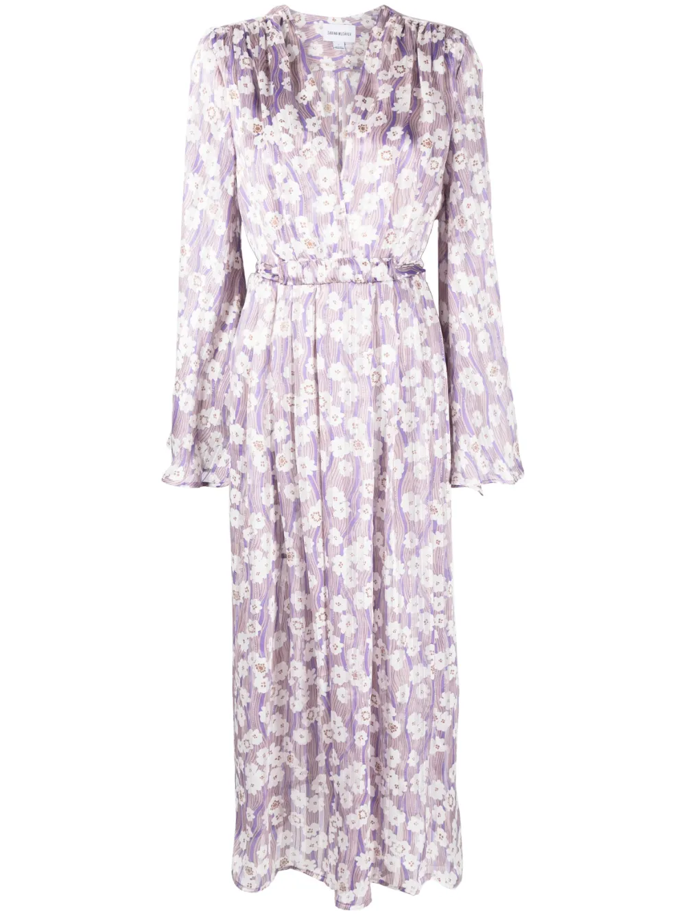 Sabina Musayev floralprint Midi Dress Farfetch