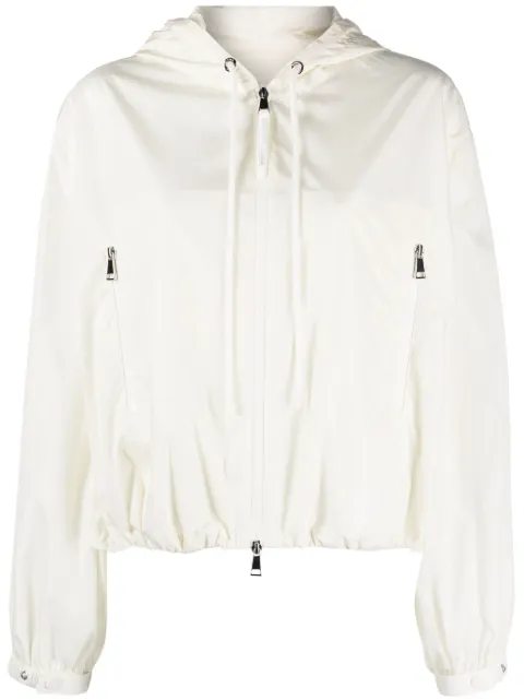 Moncler logo-print hooded jacket