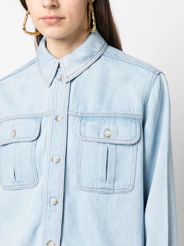 Lyocell denim sale shirt