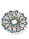 1882 Ltd Swirl graphic-print salad plate - White