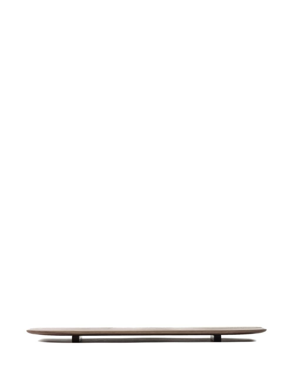 Shop Serax Nido Walnut Tray In Brown