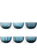 NasonMoretti Idra glass cups (set of 6) - Blue