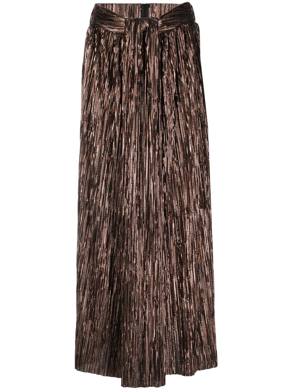 sabina musayev jupe mi-longue à taille haute - noir