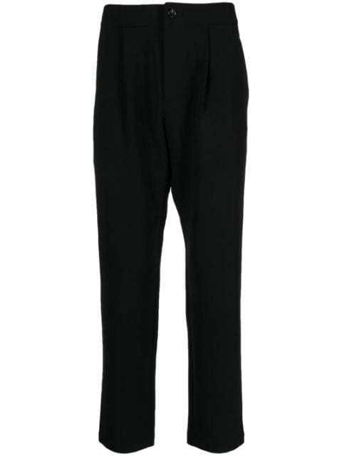 Attachment straight-leg tailored trousers