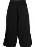 Alchemy wide-leg cropped trousers - Black
