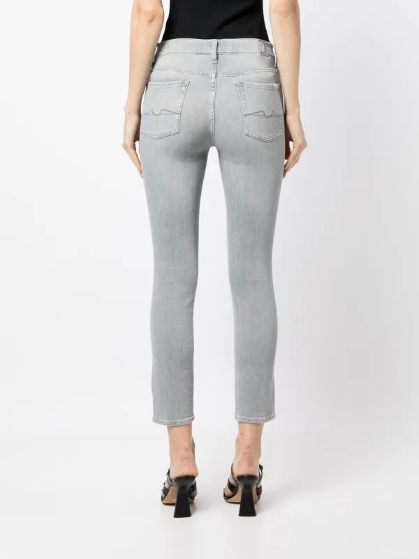 7 for all mankind mid hot sale rise skinny