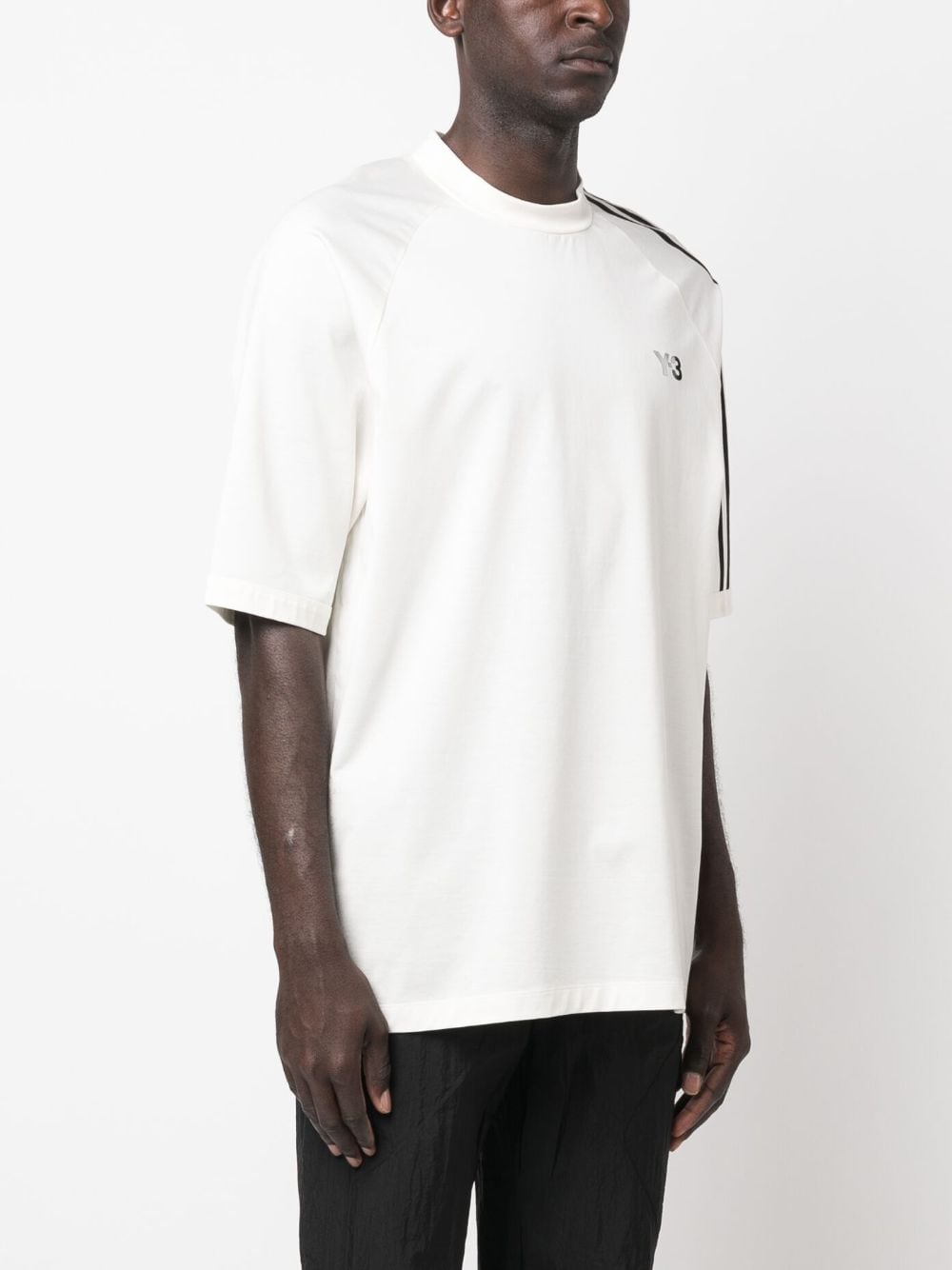 Shop Y-3 X Adidas Logo-print T-shirt In White