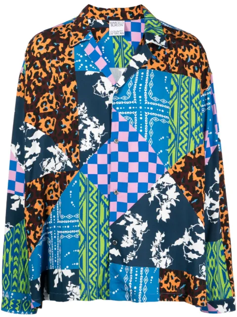 Marcelo Burlon County of Milan camisa con varios estampados