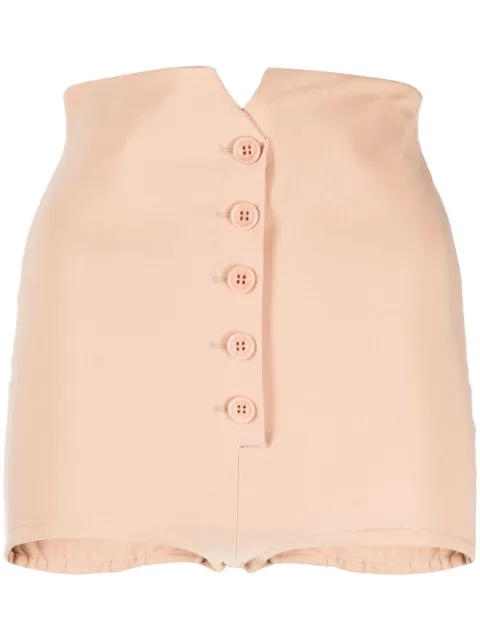 Philosophy Di Lorenzo Serafini shorts con tiro alto