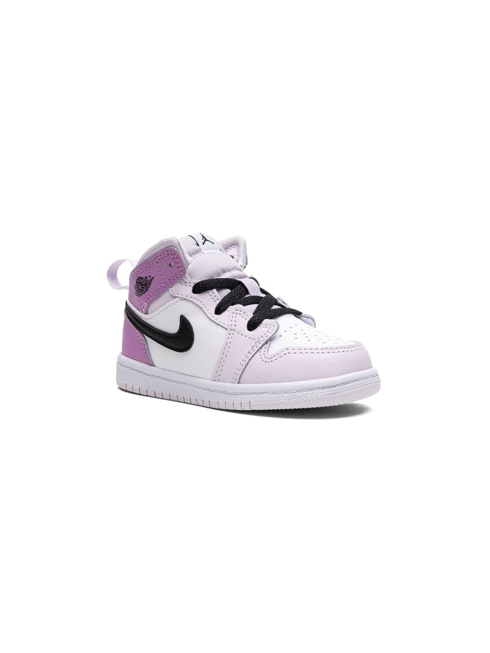 Jordan Babies'  1 Mid "barely Grape" Sneakers In White