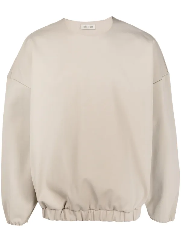 Beige crewneck cheap