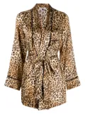 Gilda & Pearl Golden Hollywood silk robe - Brown