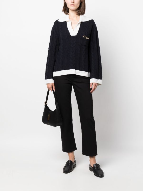 Claudie Pierlot Chunky cable knit Jumper Farfetch