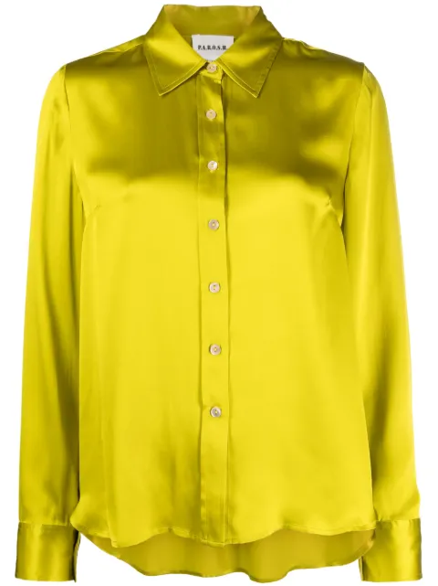 P.A.R.O.S.H. long-sleeve silk shirt