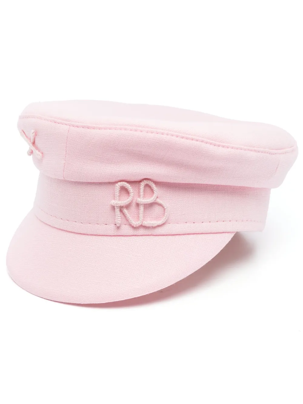 Ruslan Baginskiy Linen Baker Boy Hat In Pink