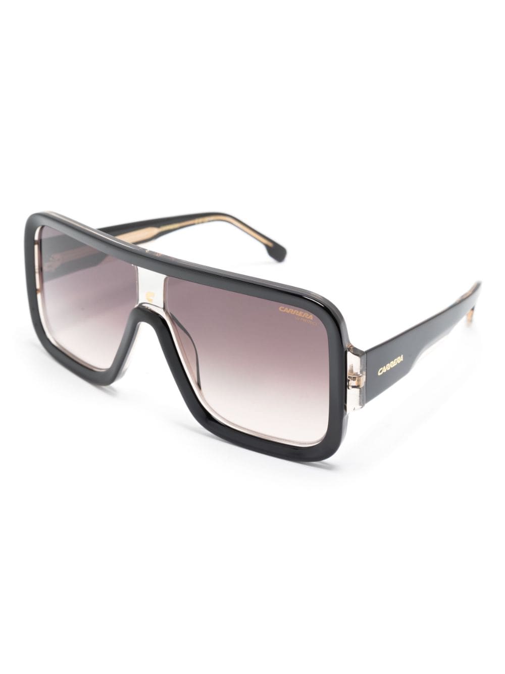 Shop Carrera Flaglab 14 Mask-frame Sunglasses In Black