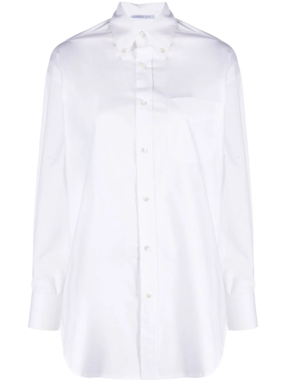 Cenere GB long-sleeve cotton shirt