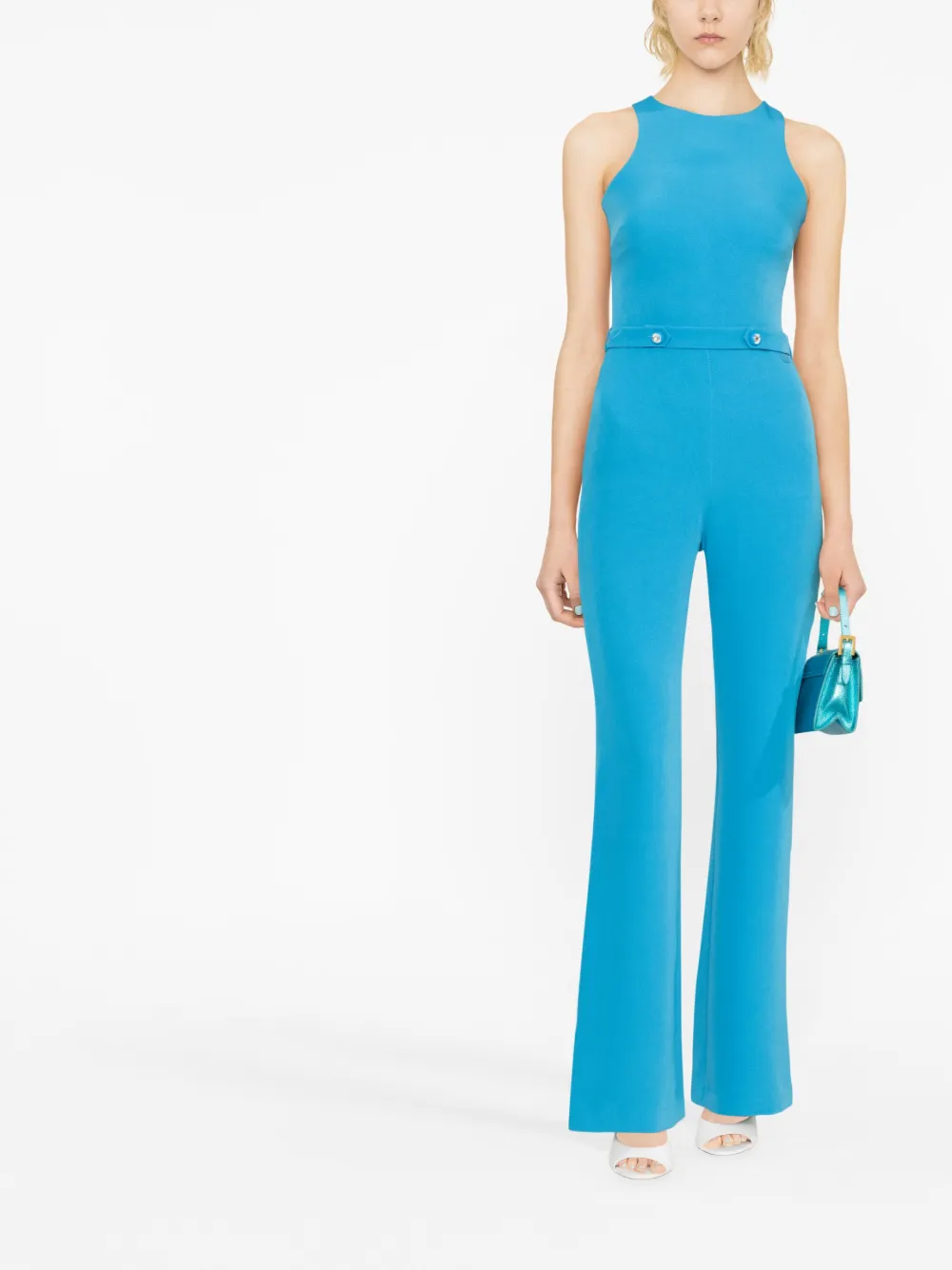 Chiara Ferragni Mouwloze jumpsuit - Blauw