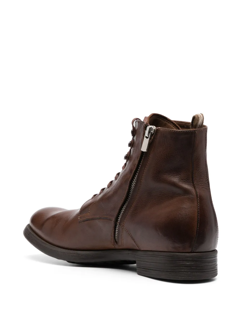Officine Creative Chronicle Stiefel Mit Reissverschluss In Brown