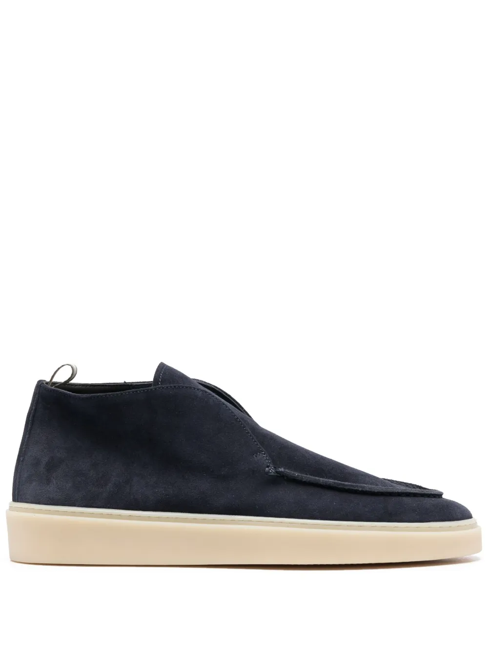 Officine Creative mocassins Muskrat en daim | bleu | Image 1
