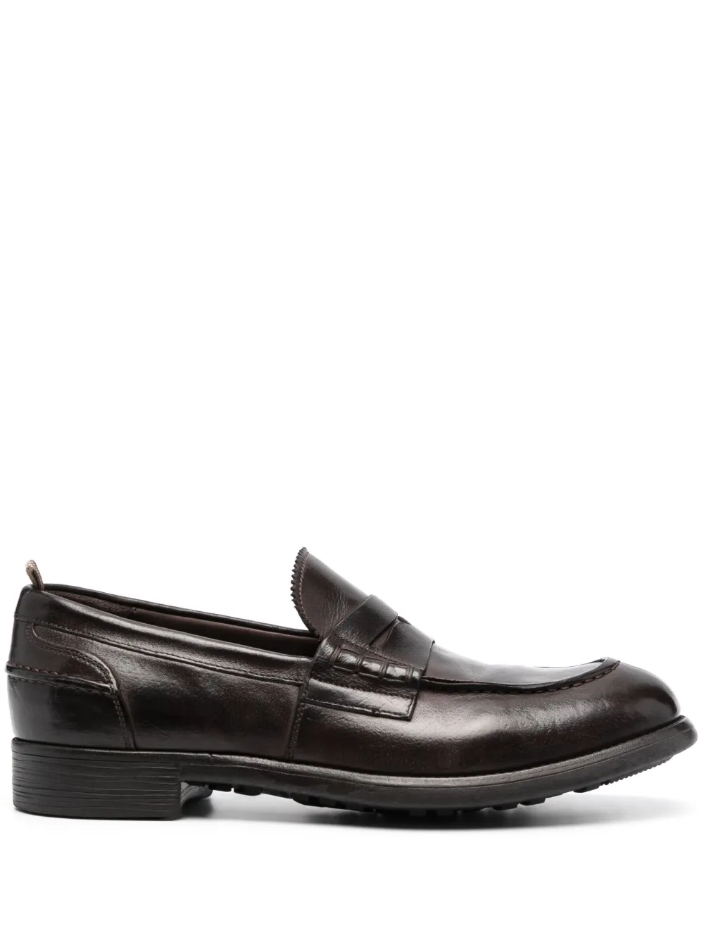 Officine Creative Chronicle leather Penny loafers | Brown | Image 1