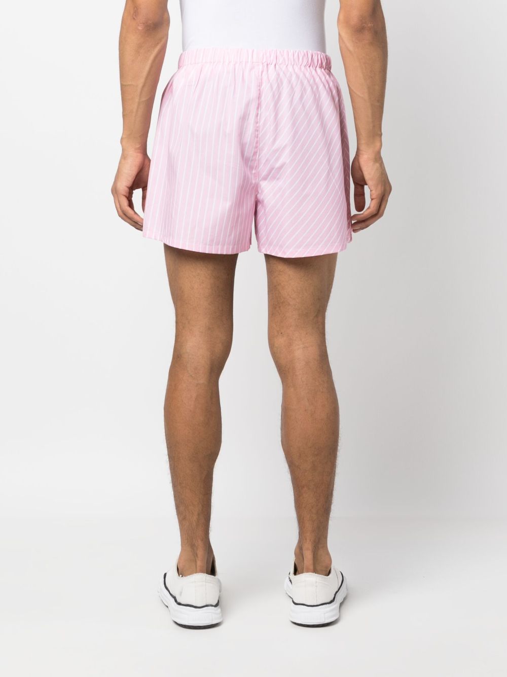 ETRO embroidered logo striped shorts Women